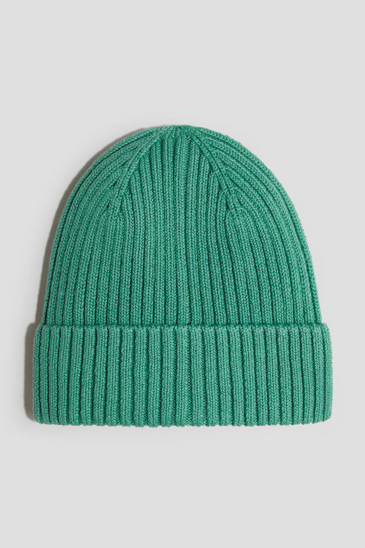 Rib-knit beanie