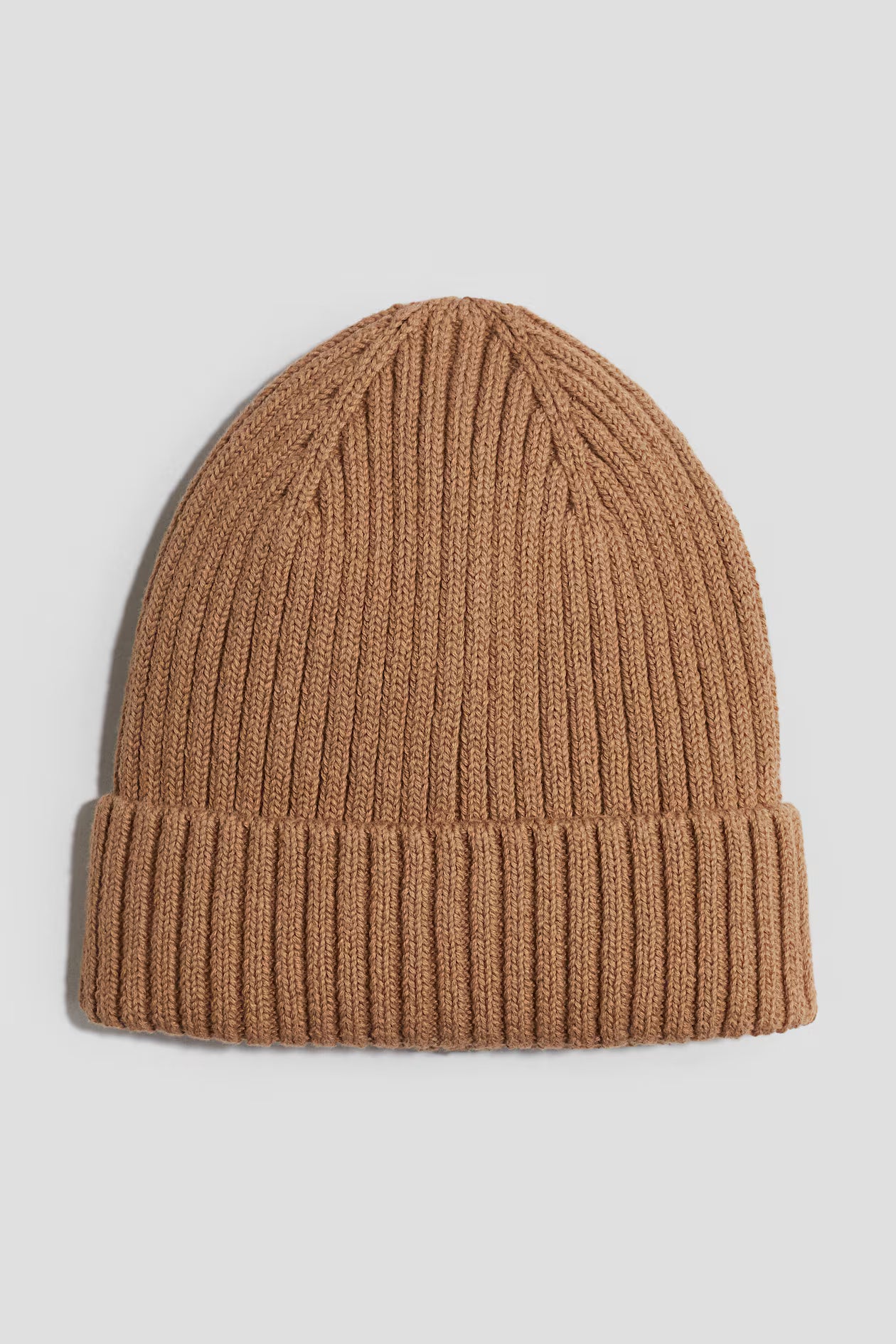 Rib-knit beanie