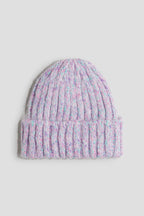 Rib-knit beanie