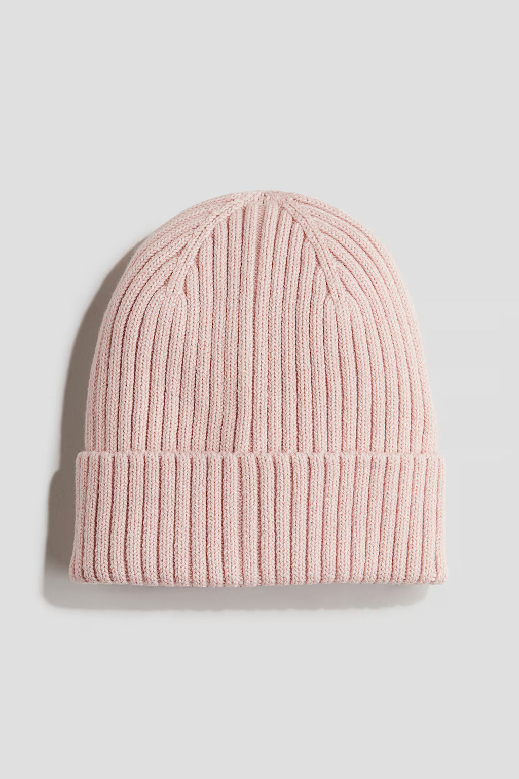 Rib-knit beanie