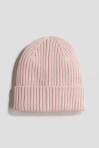 Rib-knit beanie