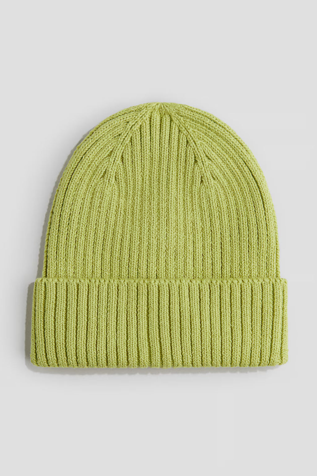Rib-knit beanie