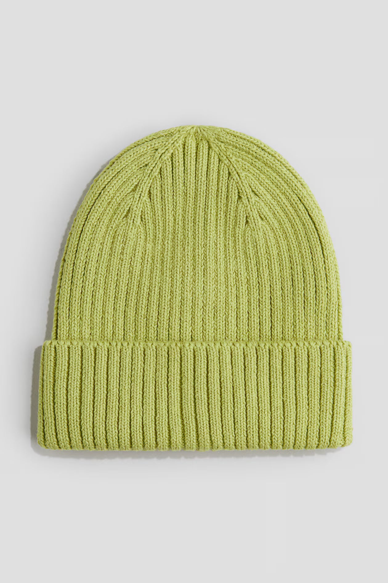 Rib-knit beanie